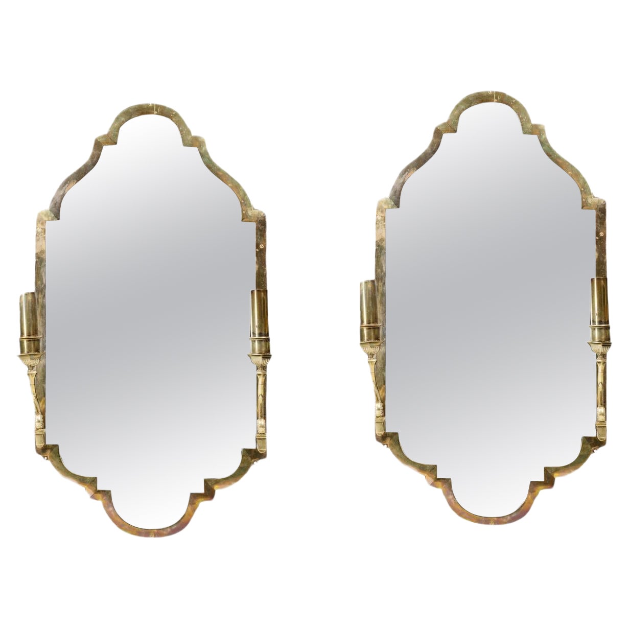 19th Century Pair Girandole Mirrors