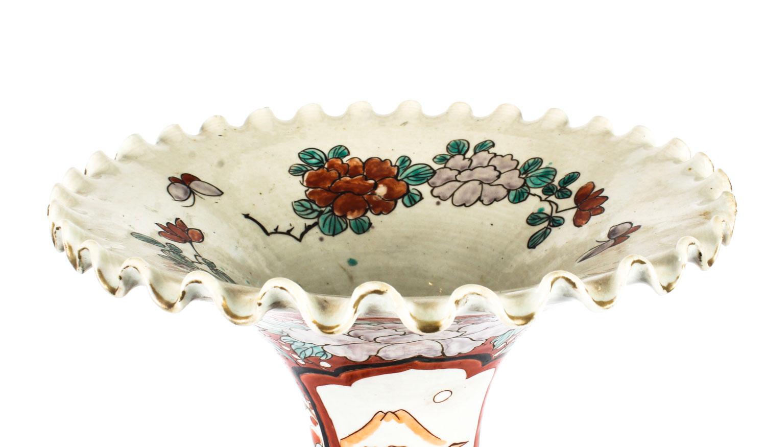 19th Century Pair, Japanese Meiiji Imari Porcelain Vases 4