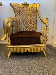 19th Century, Pair of Art Deco Chairs made in Europe