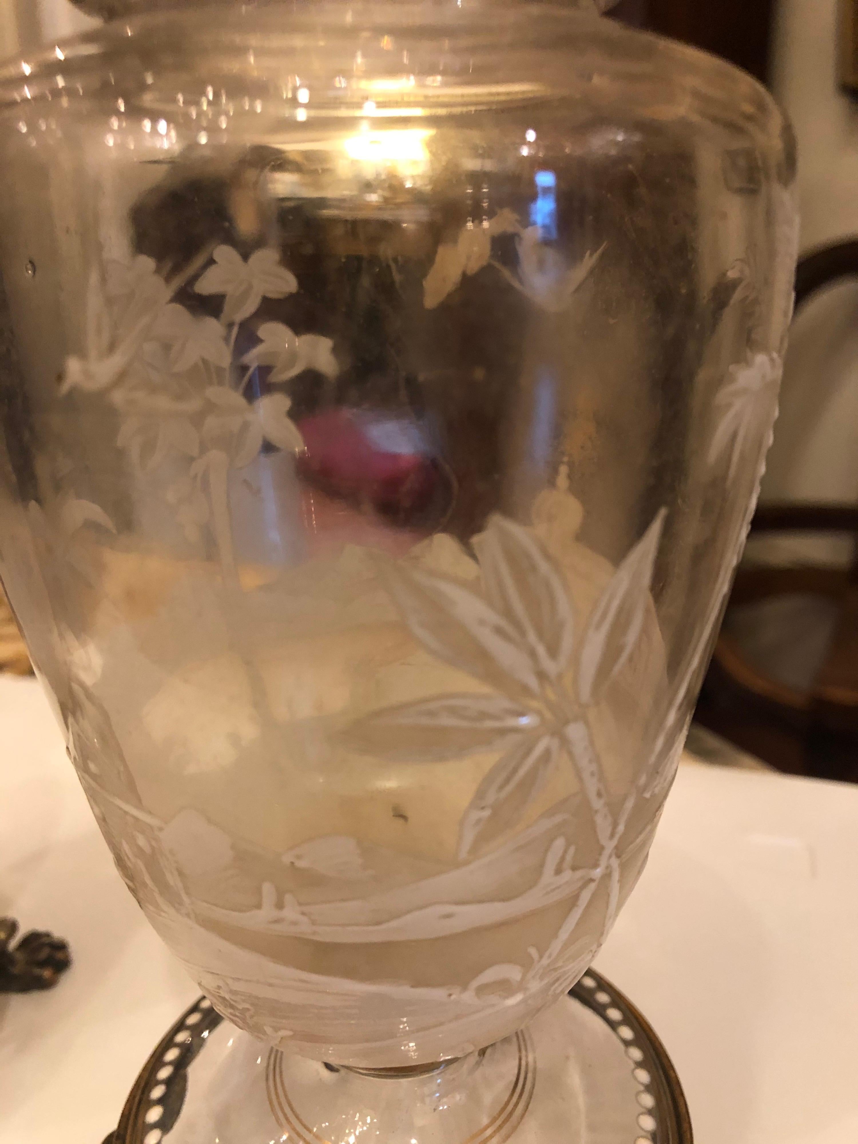 19th Century Pair of Baccarat Vases In Good Condition For Sale In Natchez, MS