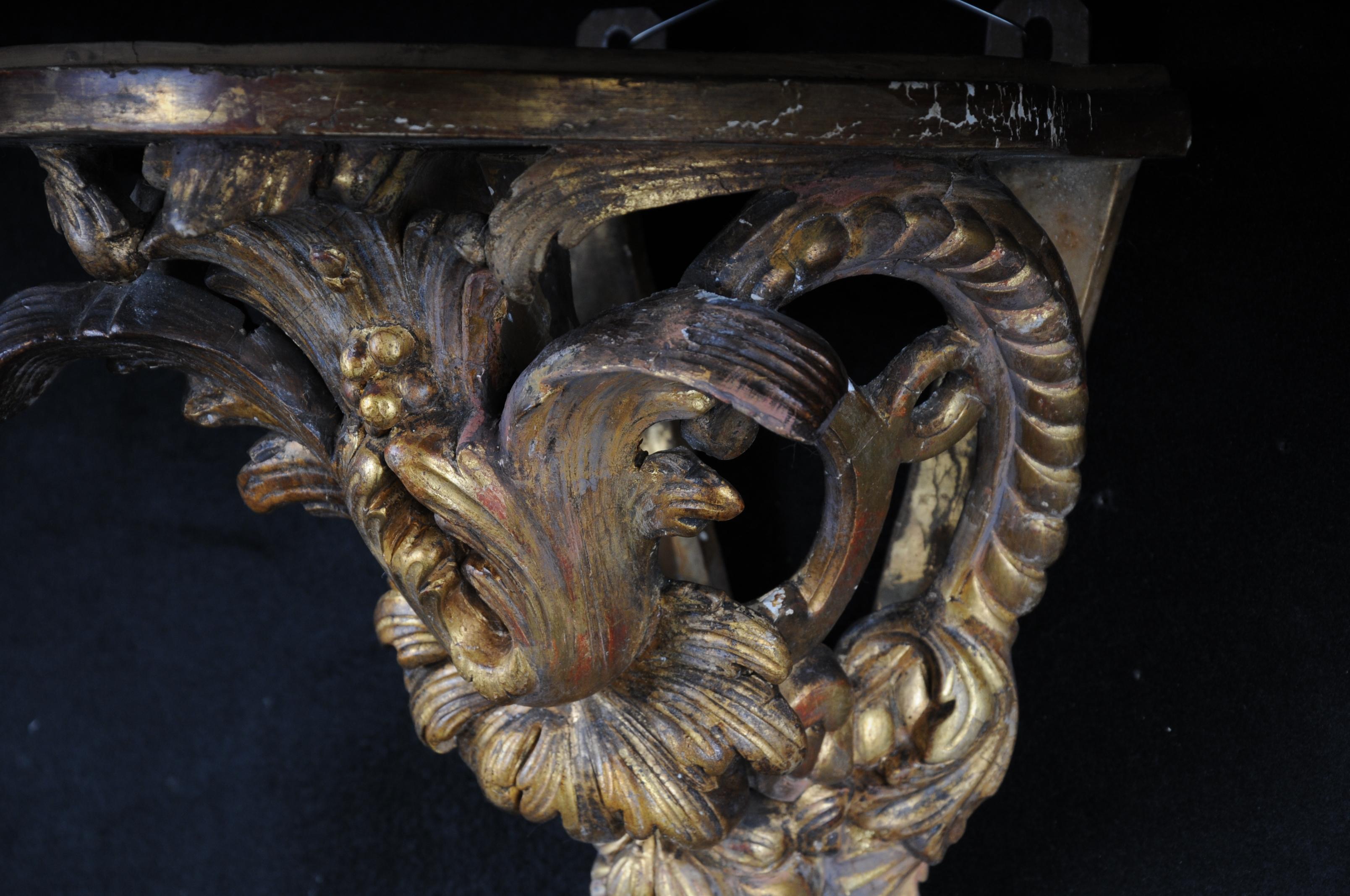 19th Century Pair of Baroque Wall Brackets, circa 1870 4