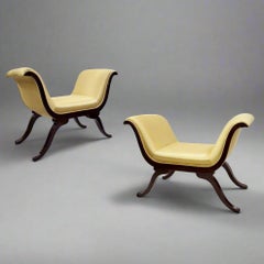 19th Century Pair of Belle Epoque Period Benches.France