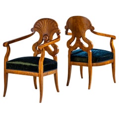 Wood Armchairs