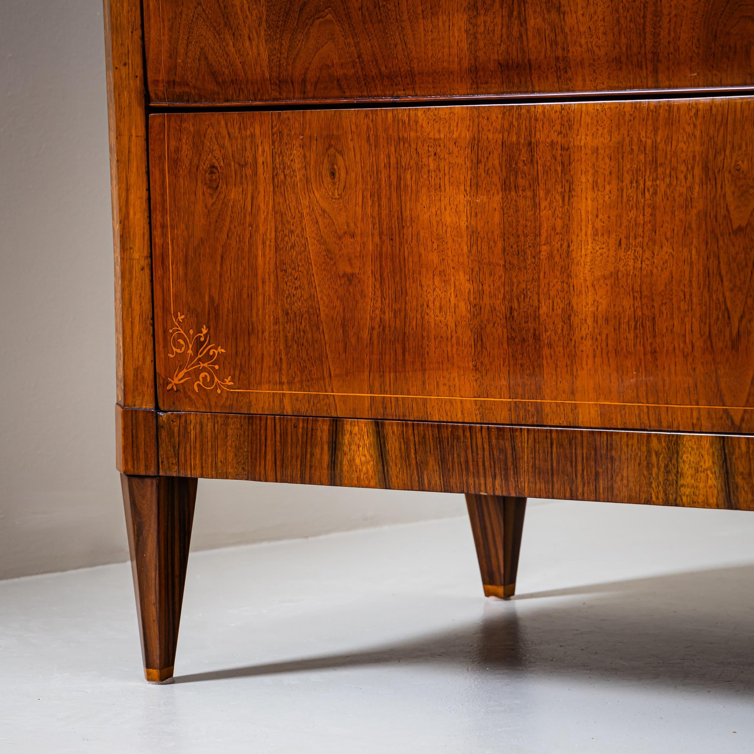 19th Century Pair of Biedermeier Chests of Drawers, Italy For Sale 1