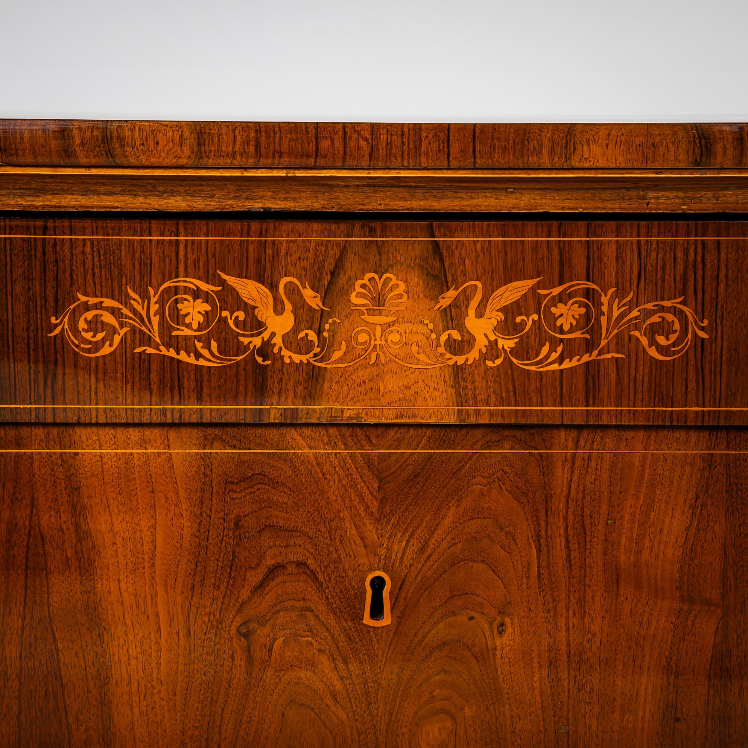 19th Century Pair of Biedermeier Chests of Drawers, Italy For Sale 2