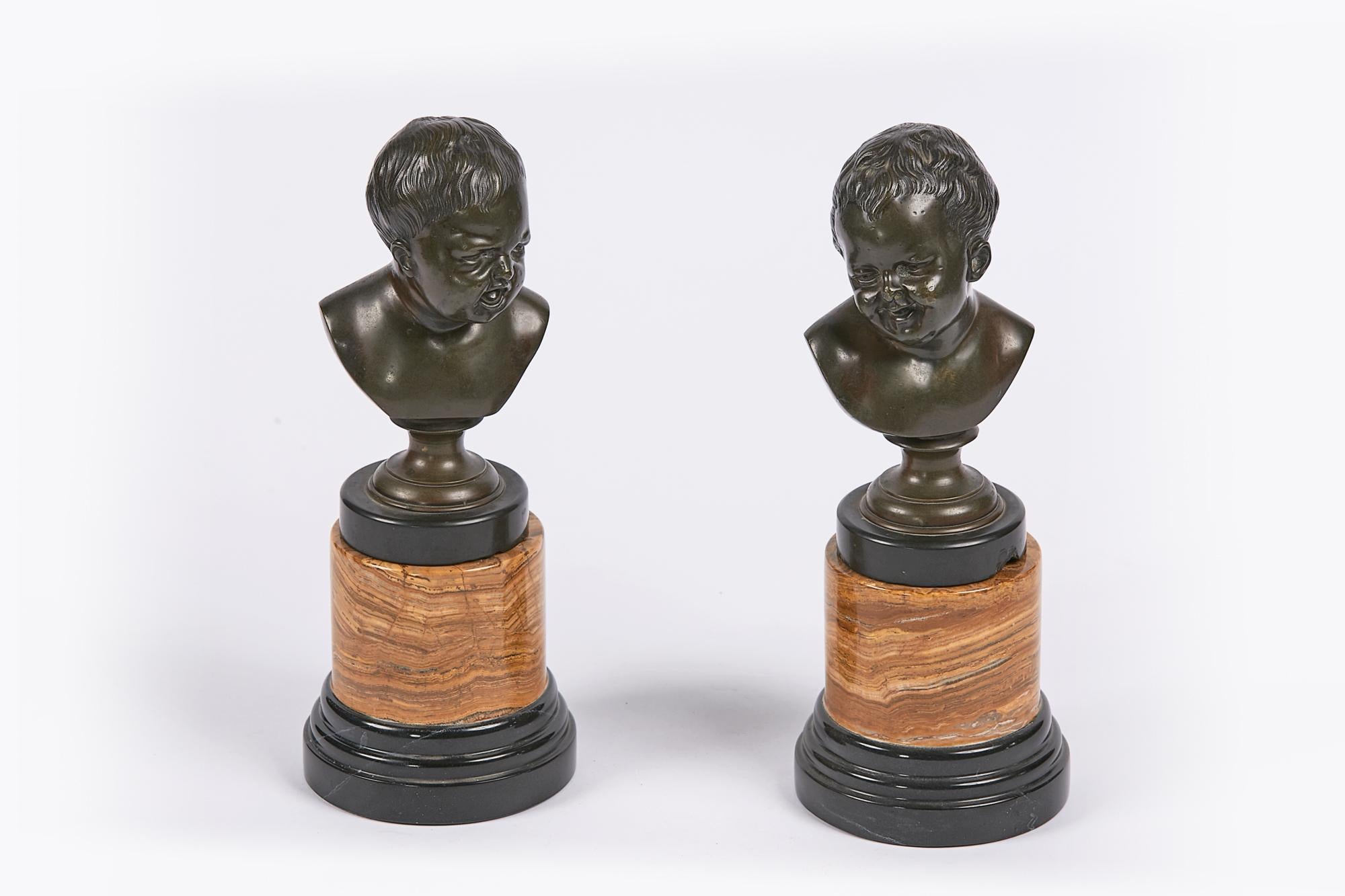 19th Century Pair of Bronze Figural Sculptures In Excellent Condition For Sale In Dublin 8, IE