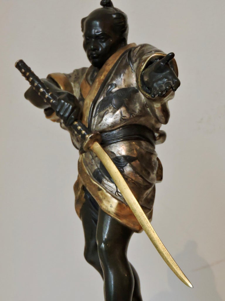 19th Century Pair of Bronze Samuraïs by Emile-Coriolan Guillemin at 1stDibs  | nancy coriolan
