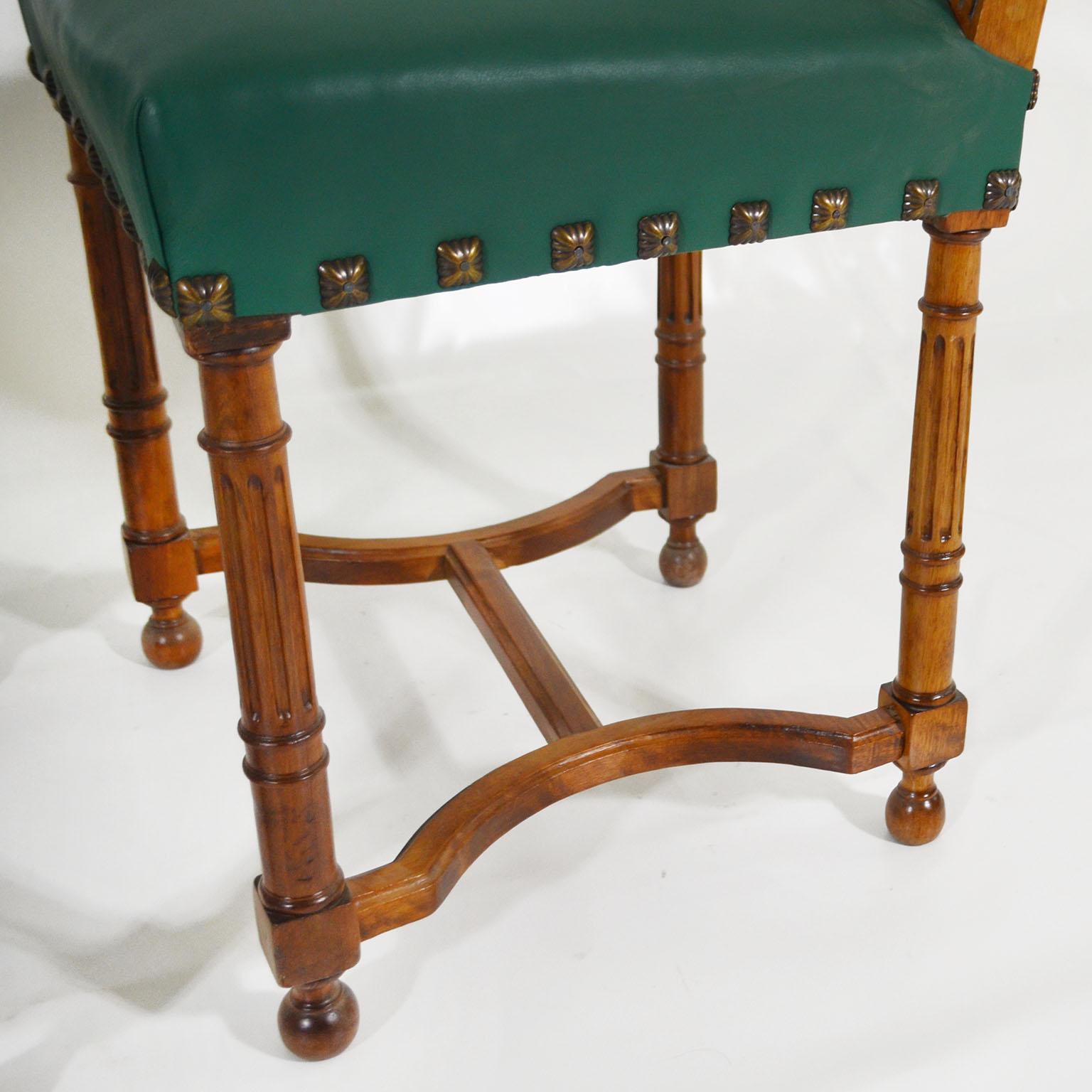 19th Century Pair of Catalan Accent Chairs 5