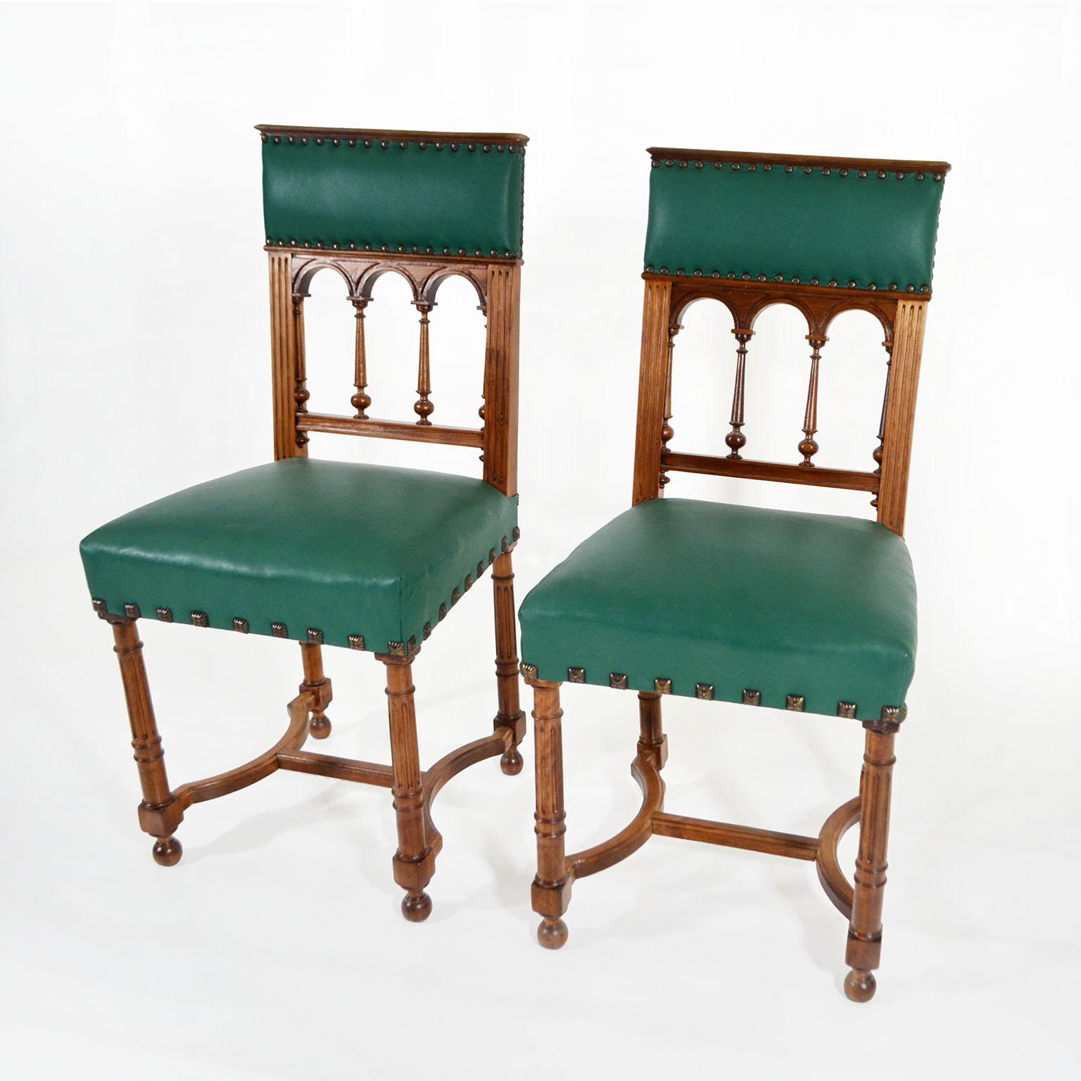 19th Century Pair of Catalan Accent Chairs In Excellent Condition In Bochum, NRW