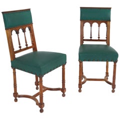 19th Century Pair of Catalan Accent Chairs