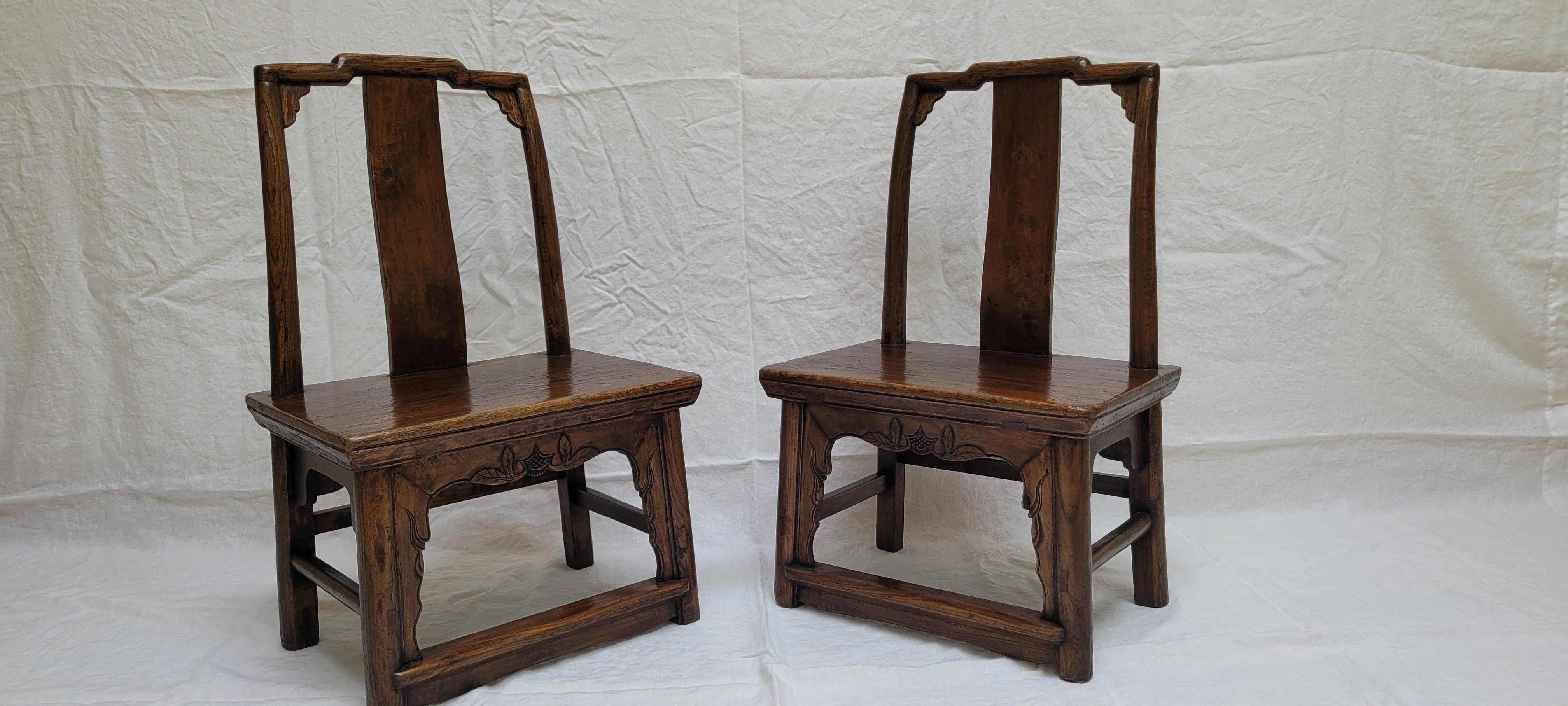 19th Century Pair of Children's Chairs For Sale 3