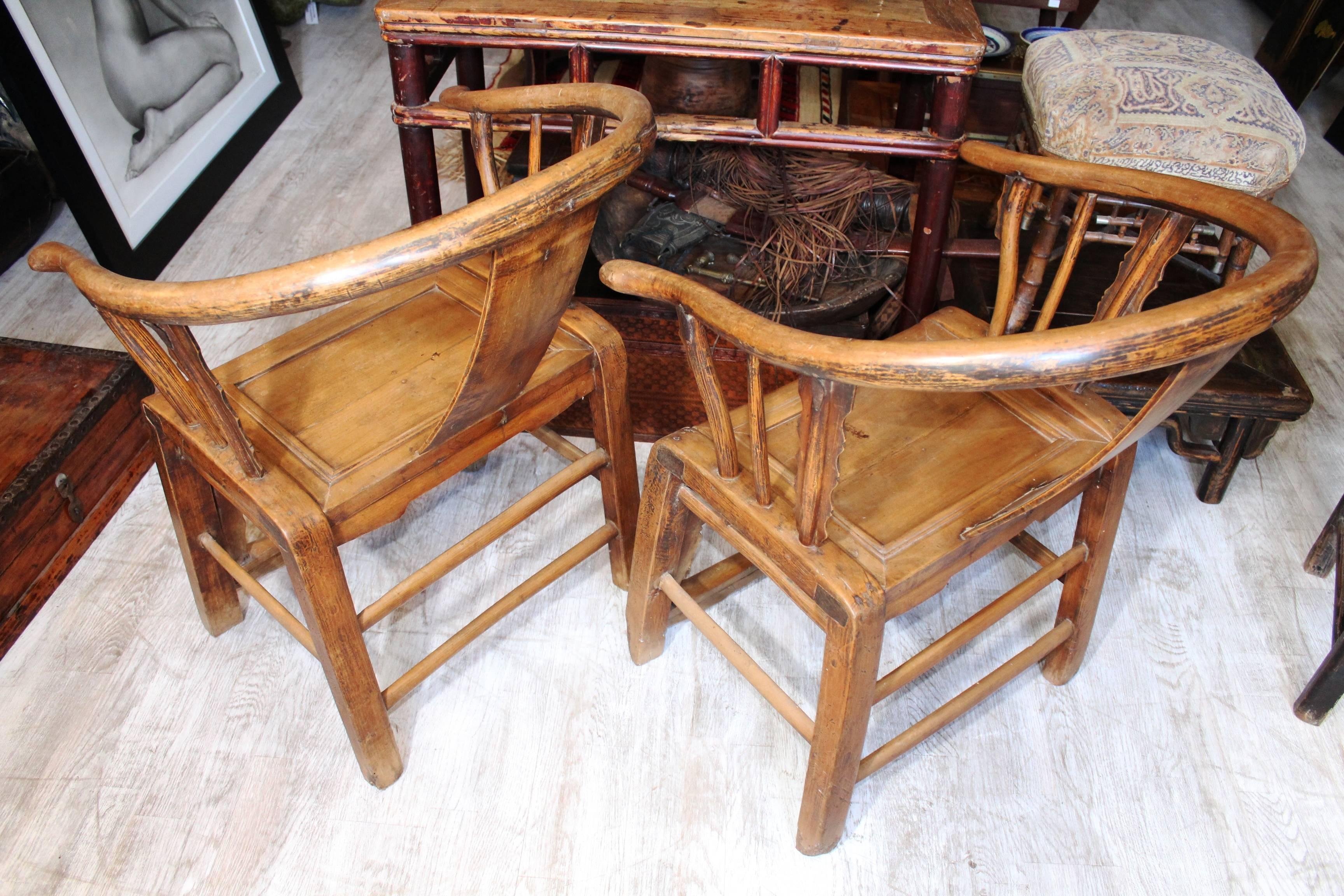 19th Century Pair of Chinese Chairs 1