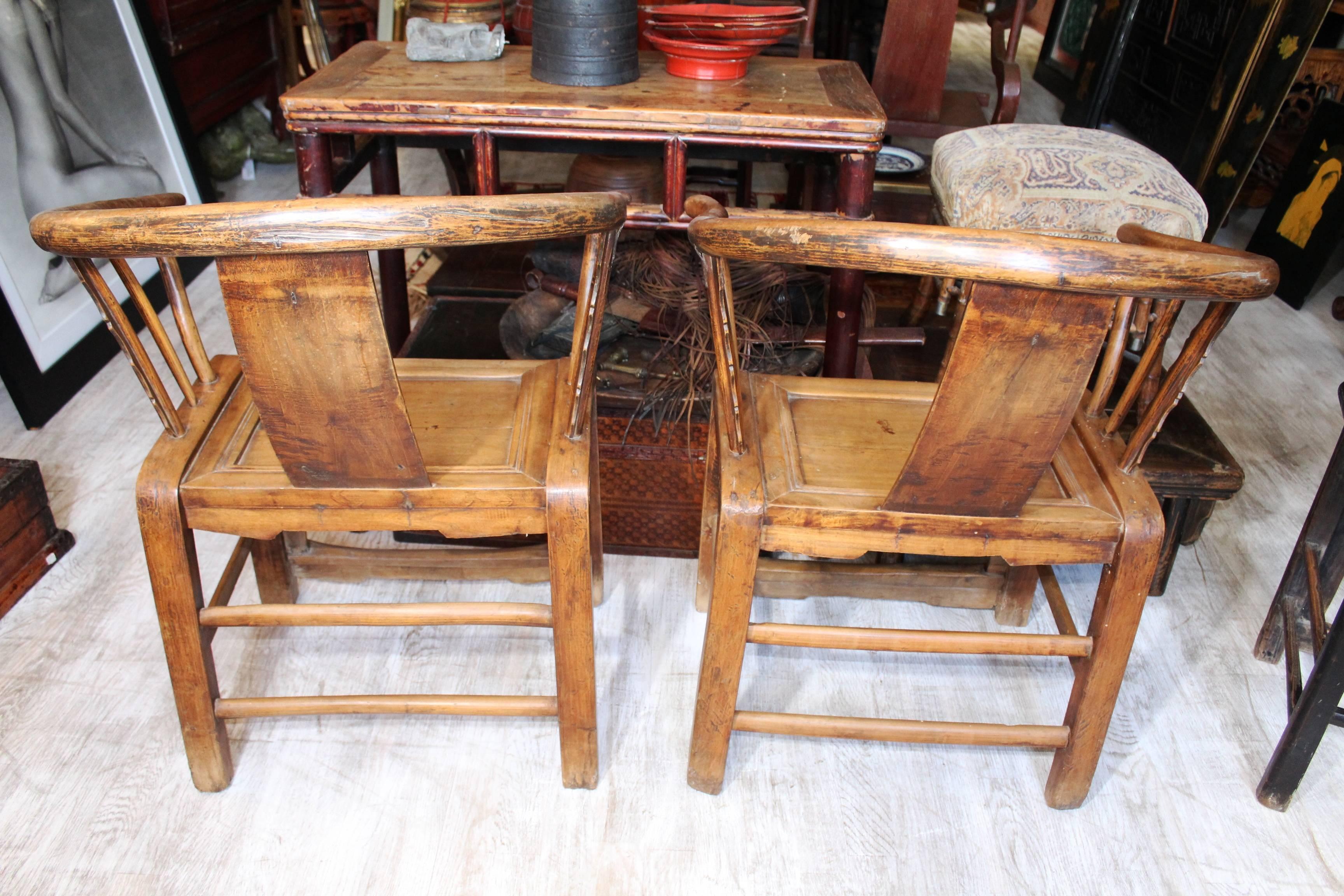 19th Century Pair of Chinese Chairs 2