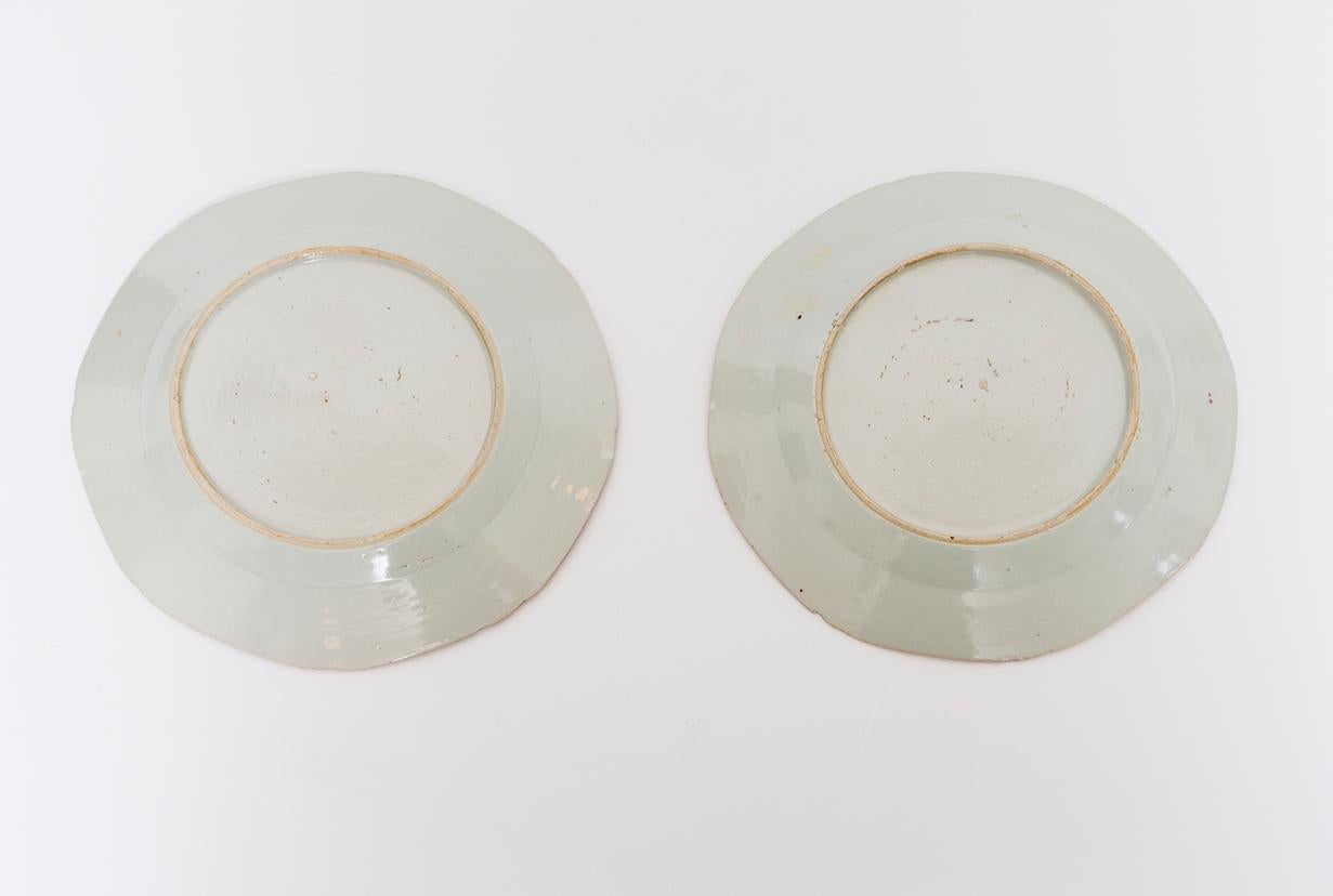 19th Century Pair of Chinese Export Plates For Sale 5
