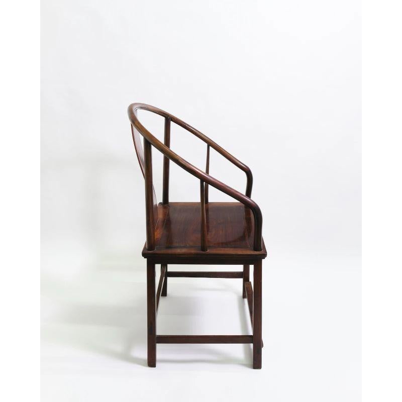 Chinese Export 19th Century Pair of Chinese 'Horseshoe Back' Chairs For Sale