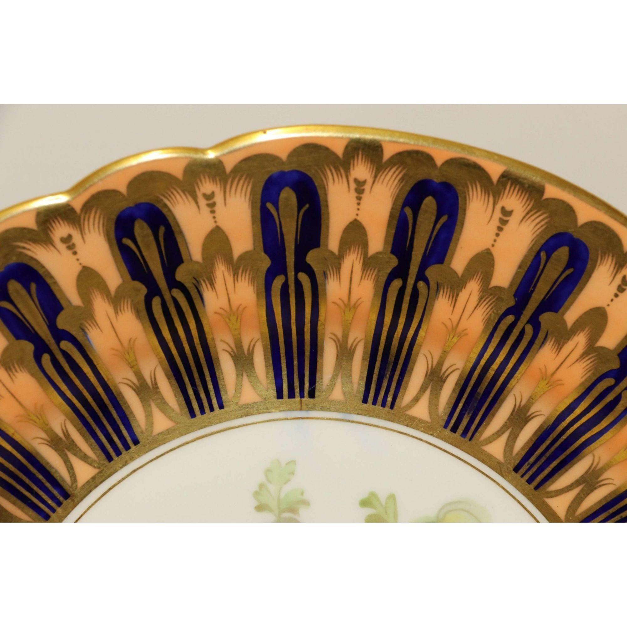 19th Century Pair of Coalport Cabinet Plates Attributed to Thomas Dickson For Sale 2