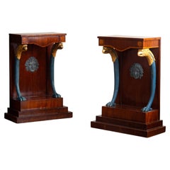 19th Century Pair of Empire Console Tables