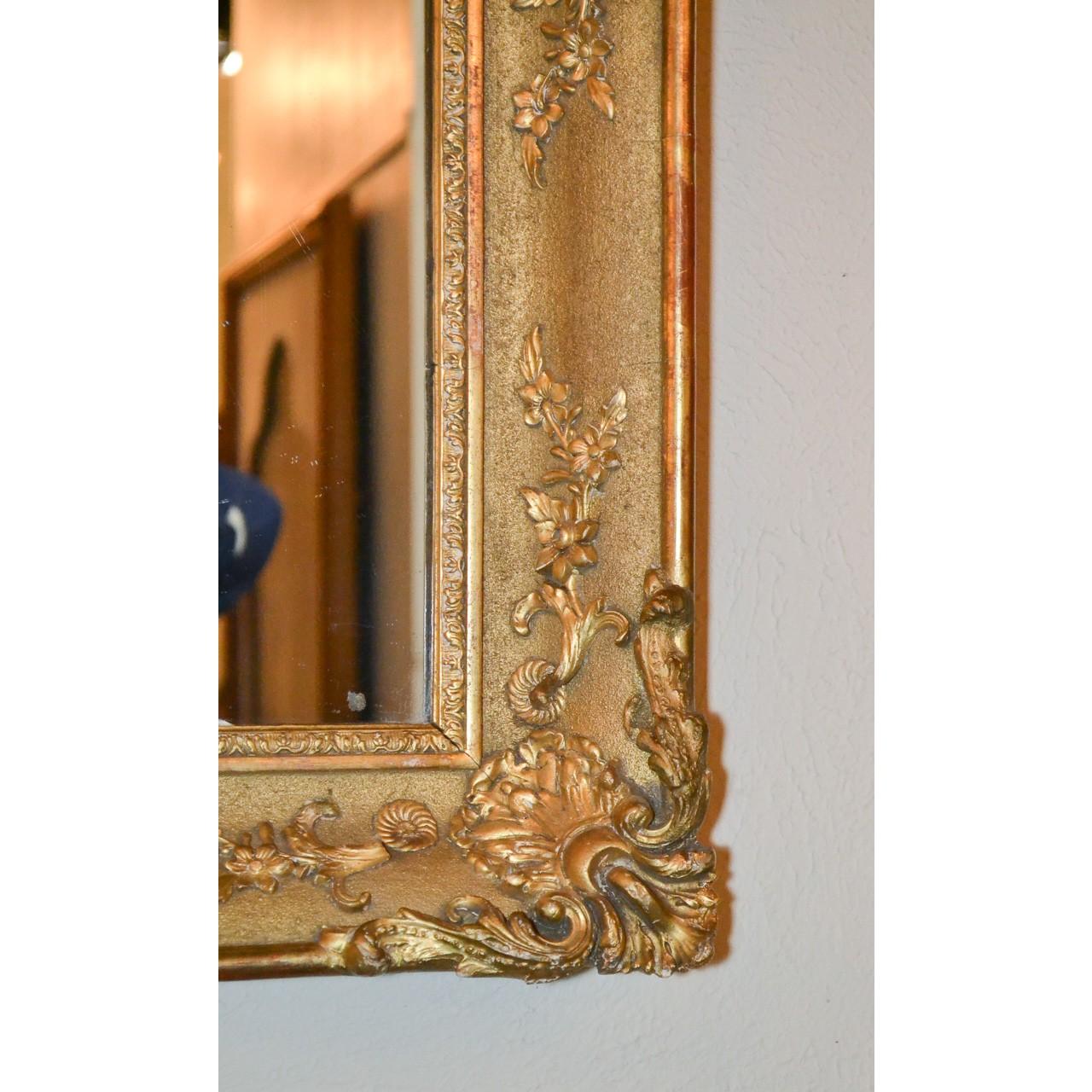 19th Century Pair of English Giltwood Mirrors In Good Condition In Dallas, TX
