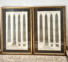 19th Century Pair of Engravings of "Description of Egypt"