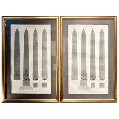 19th Century Pair of Engravings of "Description of Egypt"
