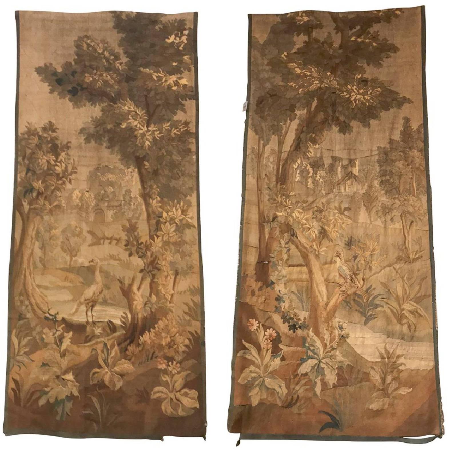 19th Century Pair of Flemish Tapestries