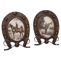 Antique 19th Century Pair of Framesi in Bronze