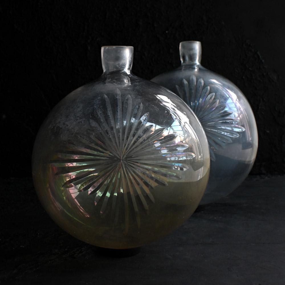 19th century pair of French Carboys For Sale 1