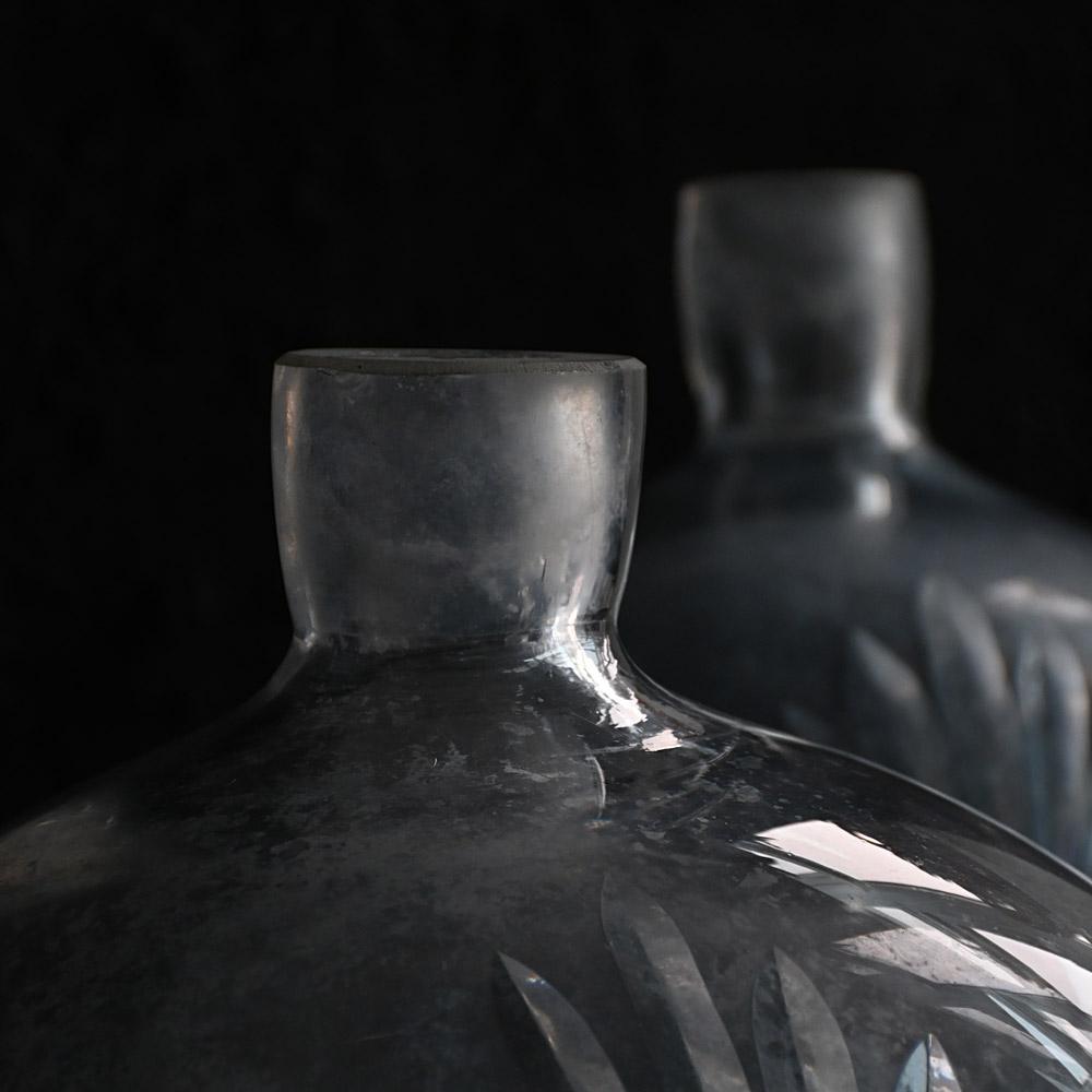 19th century pair of French Carboys For Sale 2