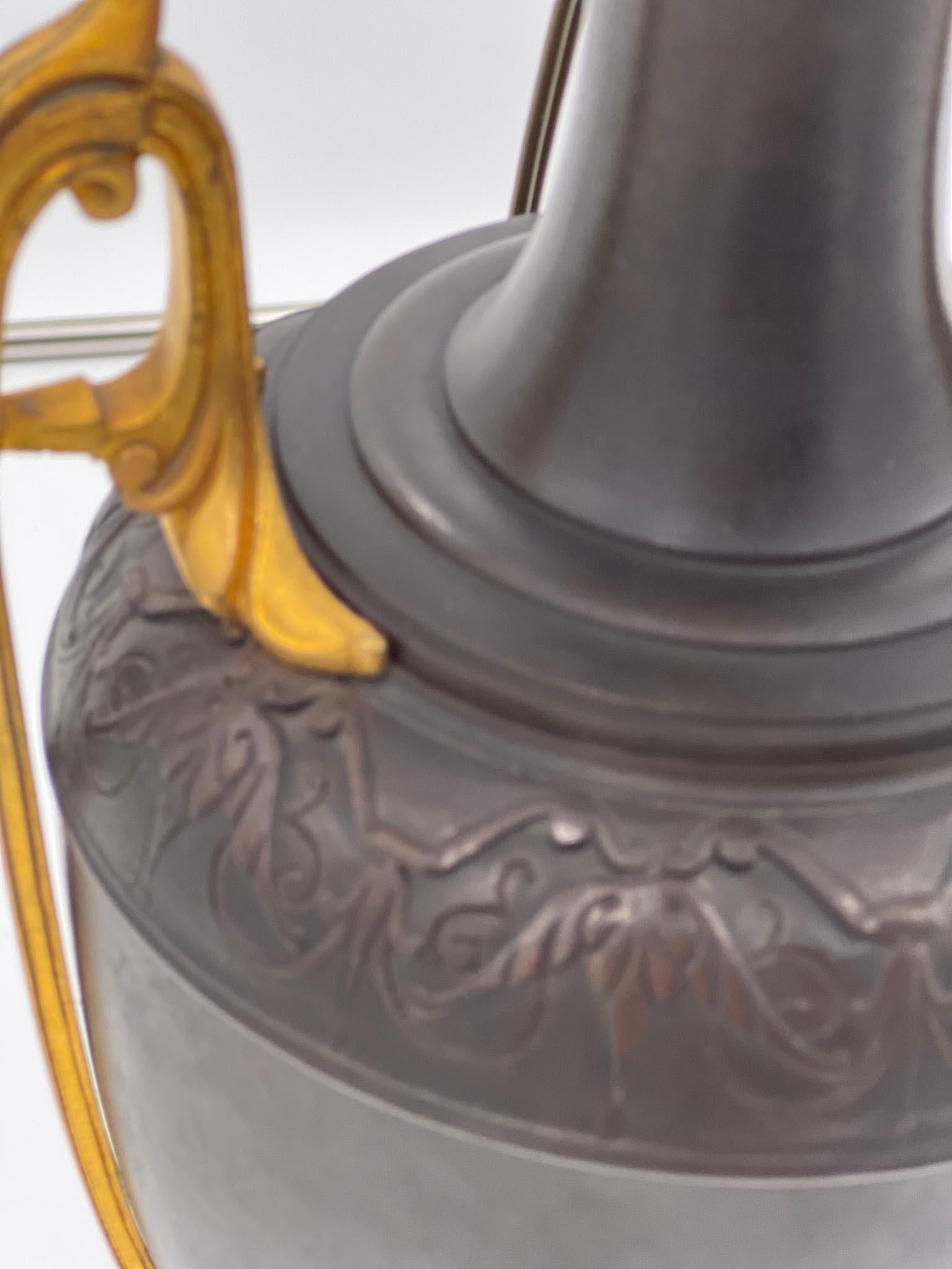19. Jahrhundert, Ein Paar französische Carcel-Lampen. Französischer viktorianischer Stil aus der napoleonischen Ära des 19.
