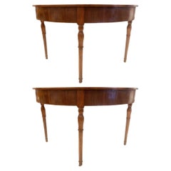 19th Century, Pair of French Neoclassical Consoles or Tables