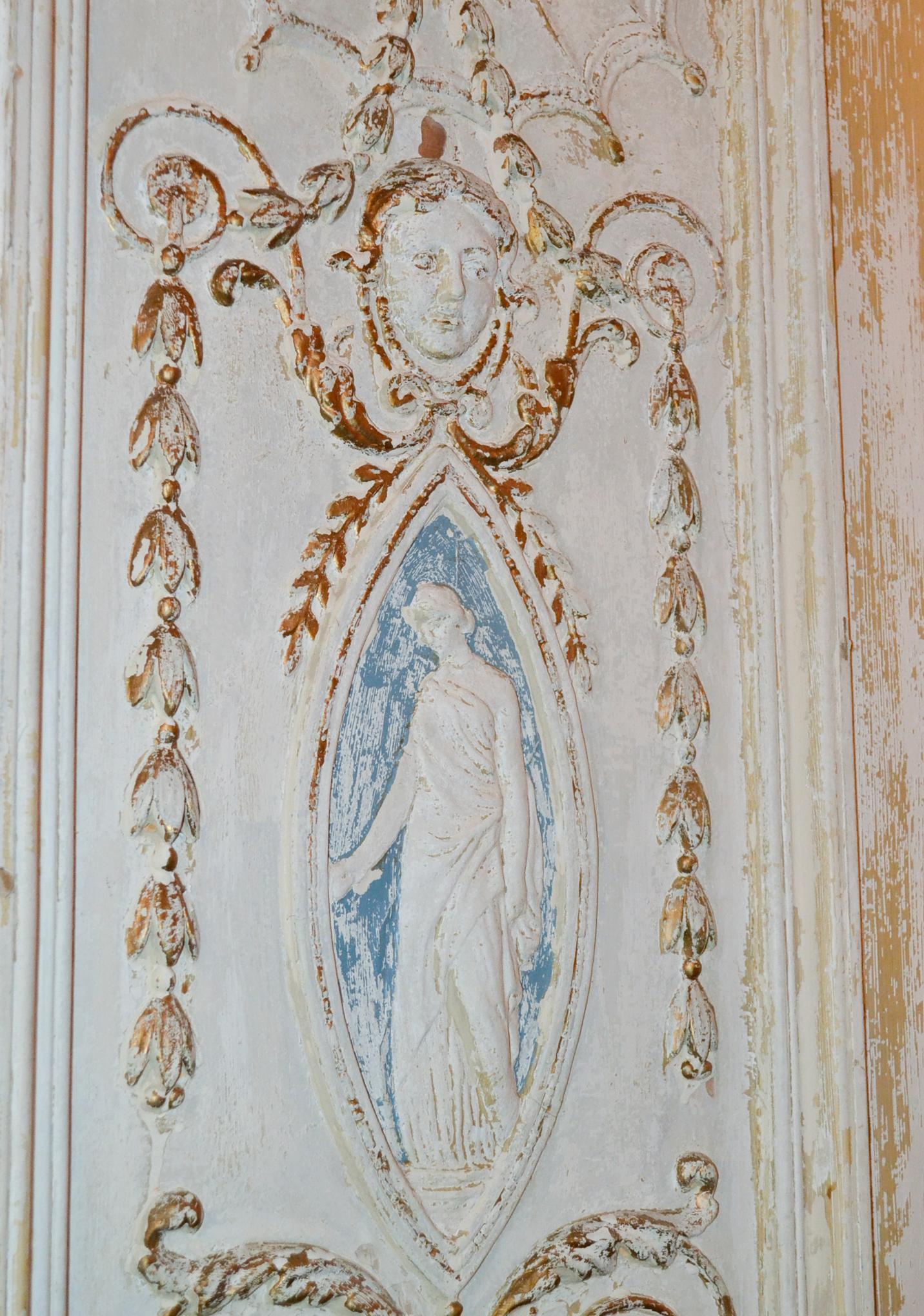 19th Century Pair of French Neoclassical Panels 1