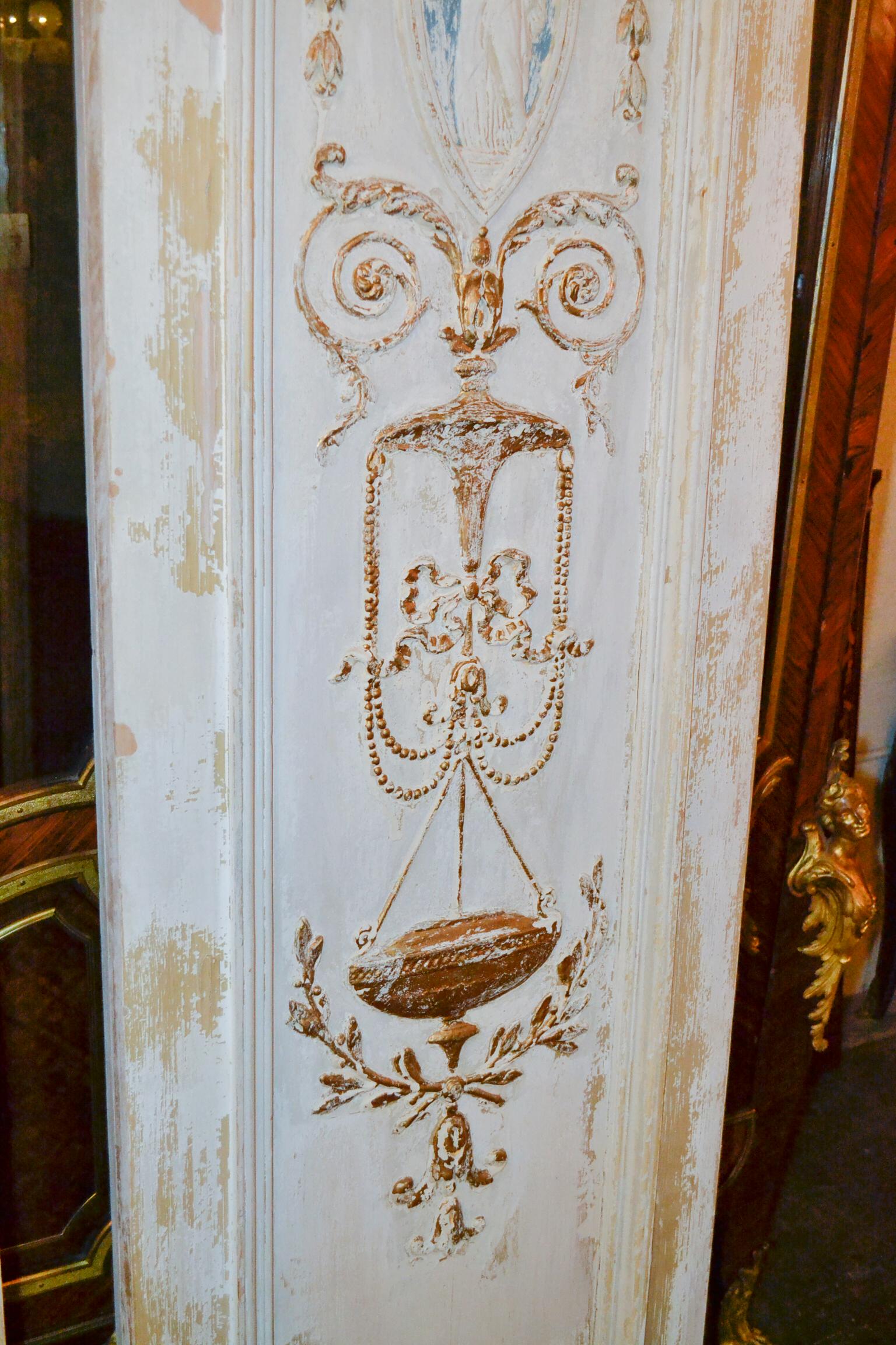 19th Century Pair of French Neoclassical Panels 2