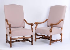 Paire de fauteuils Os de Mouton du 19e siècle