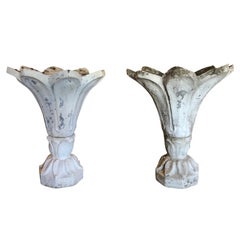 19th Century Pair of French Tulip Planters