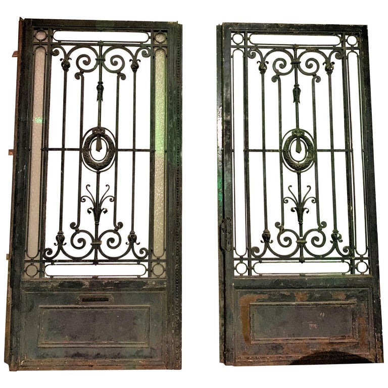 19th Century Pair of French Wrought Iron Gates at 1stDibs french iron