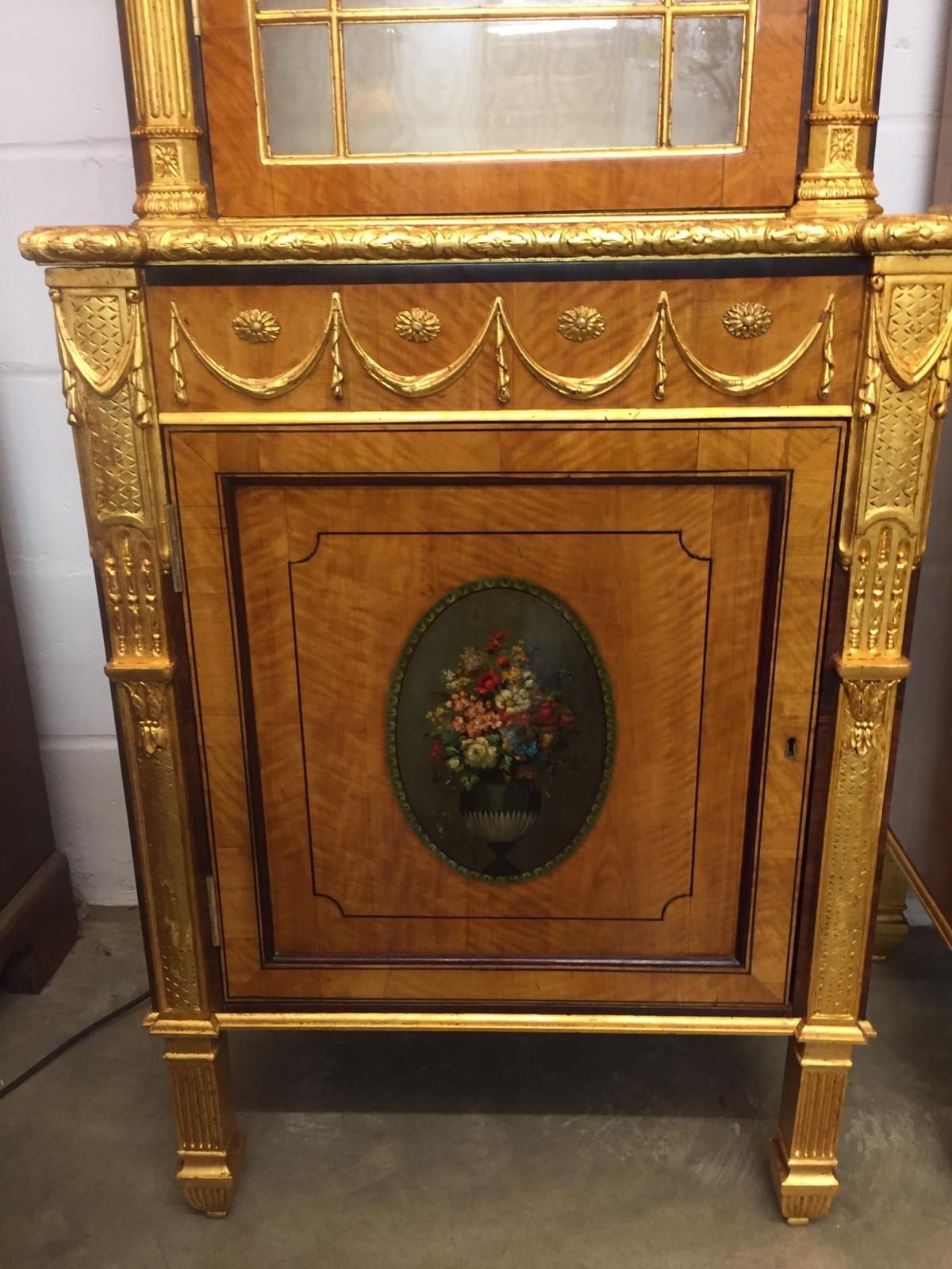 18th Century George III Satinwood Vitrines 1790 For Sale 1