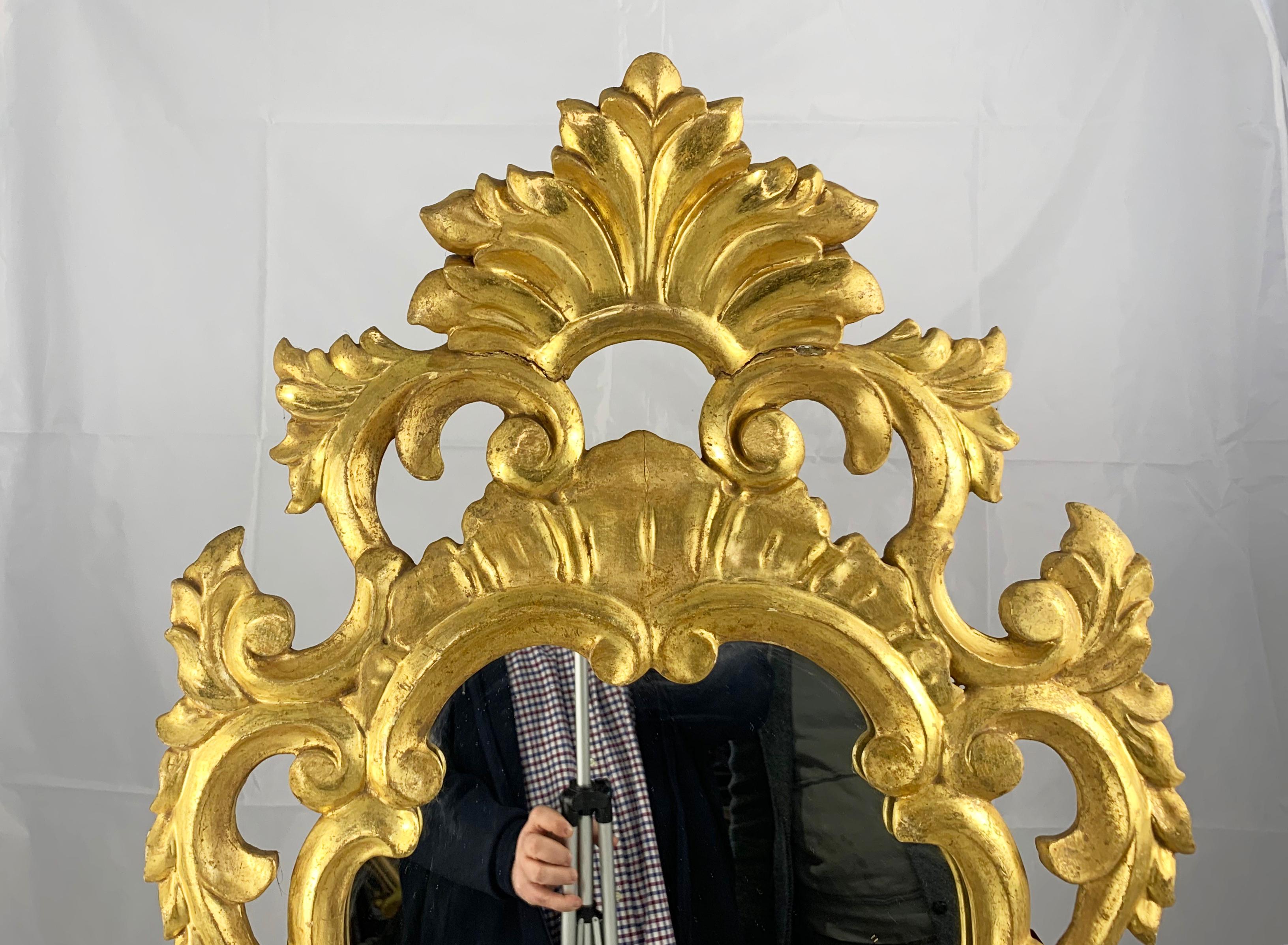 19th Century Pair of Gilt French Mirrors In Good Condition For Sale In London, GB