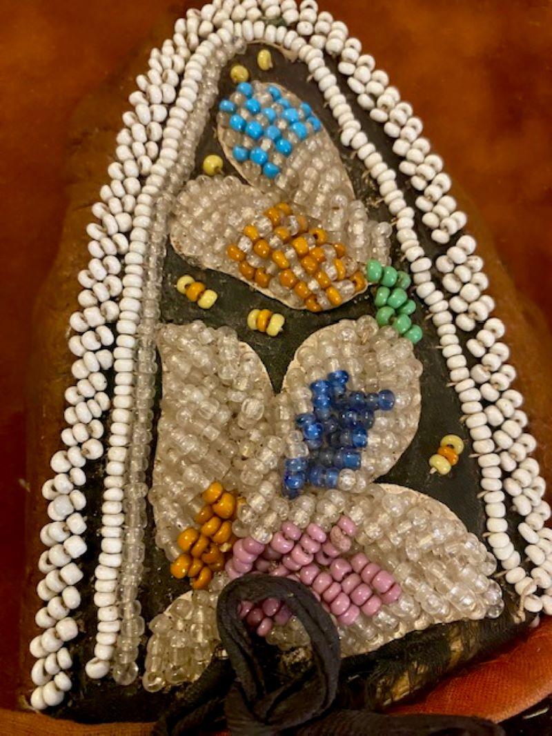 American 19th Century Pair of Iroquois Moccasins For Sale