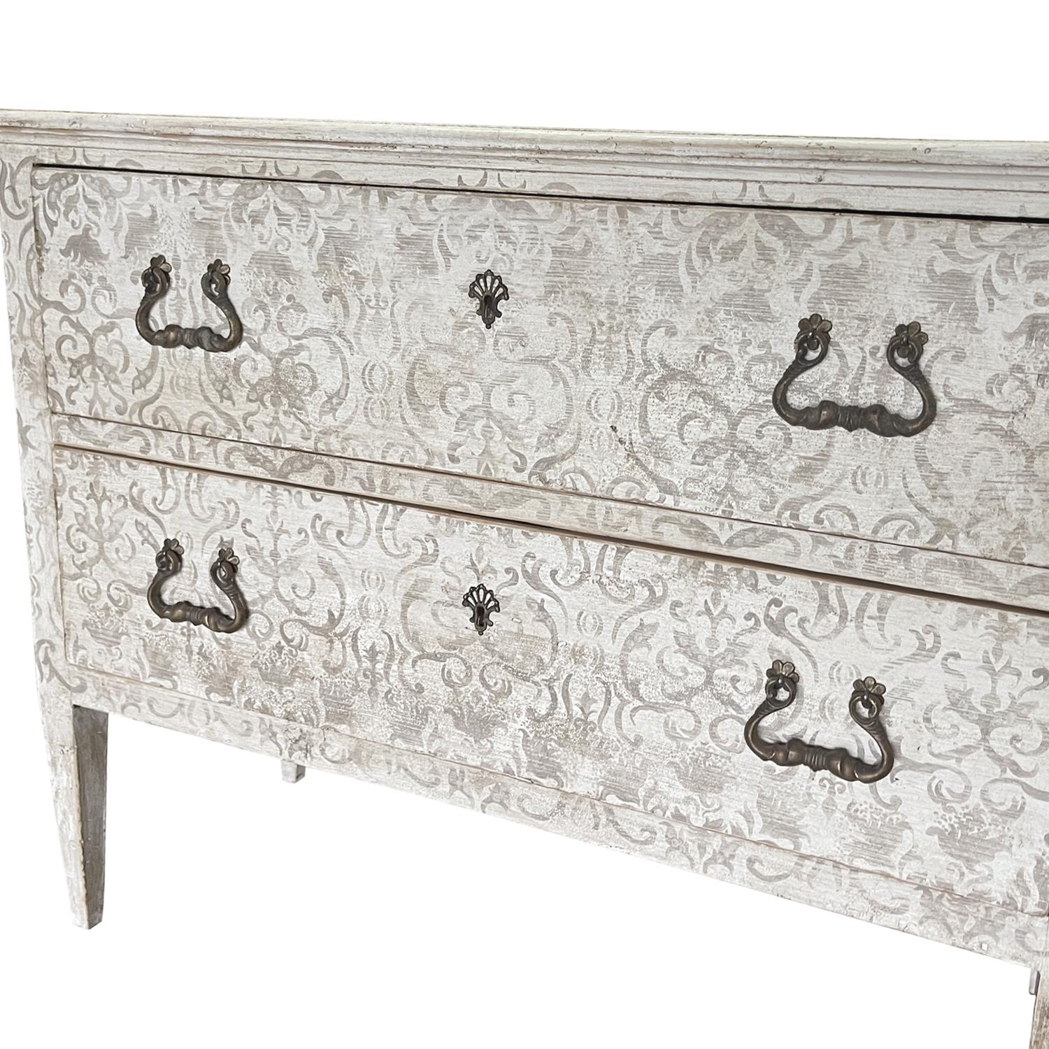 19th Century Pair of Italian Arte Povera Pine Bed Side Tables - Antique Chests 6