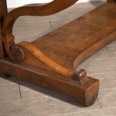19th Century Pair of Italian Cherrywood Console Tables