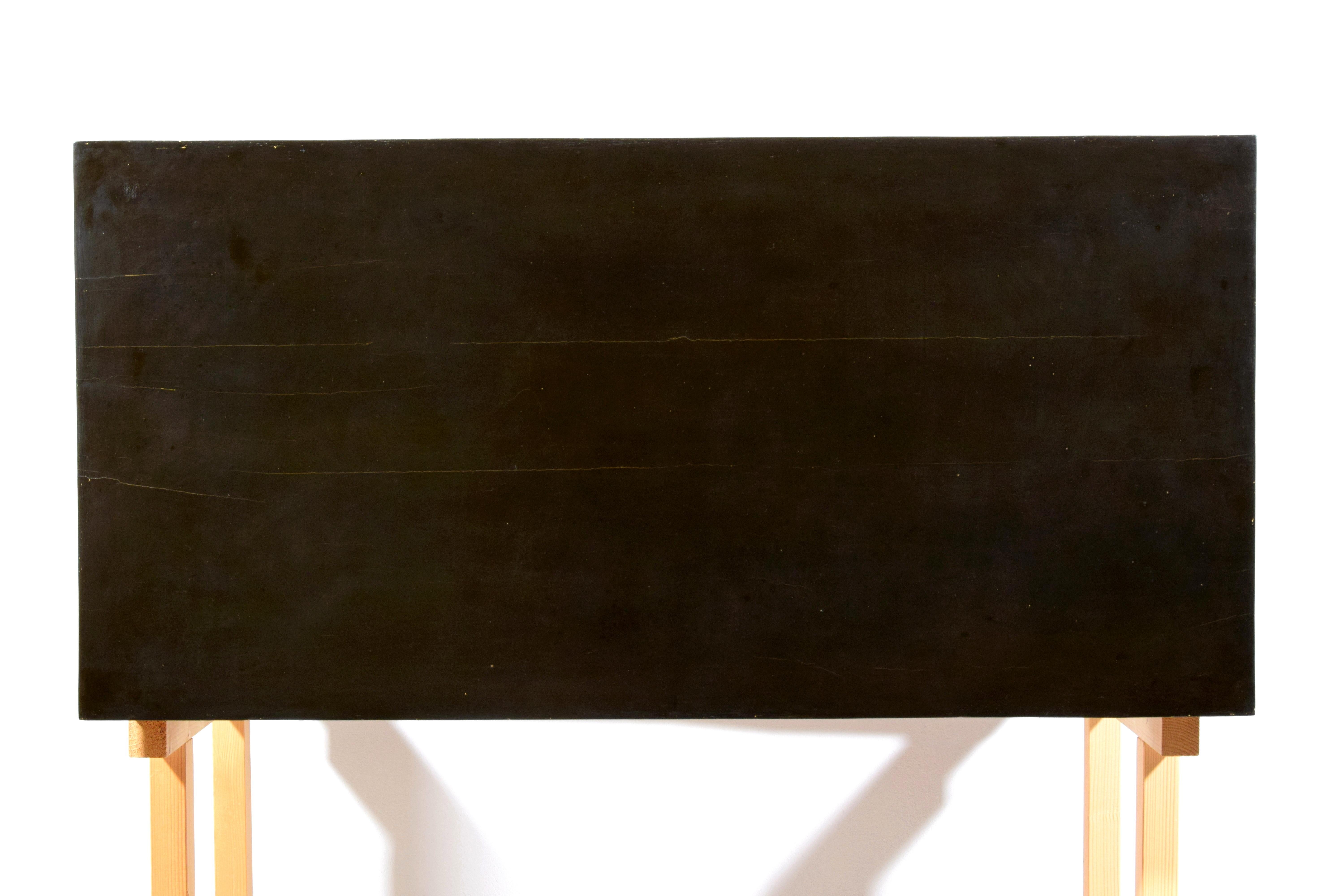 19. Jahrhundert Paar italienische Empire-Konsolen mit schwarzen Marmorplatten im Angebot 15