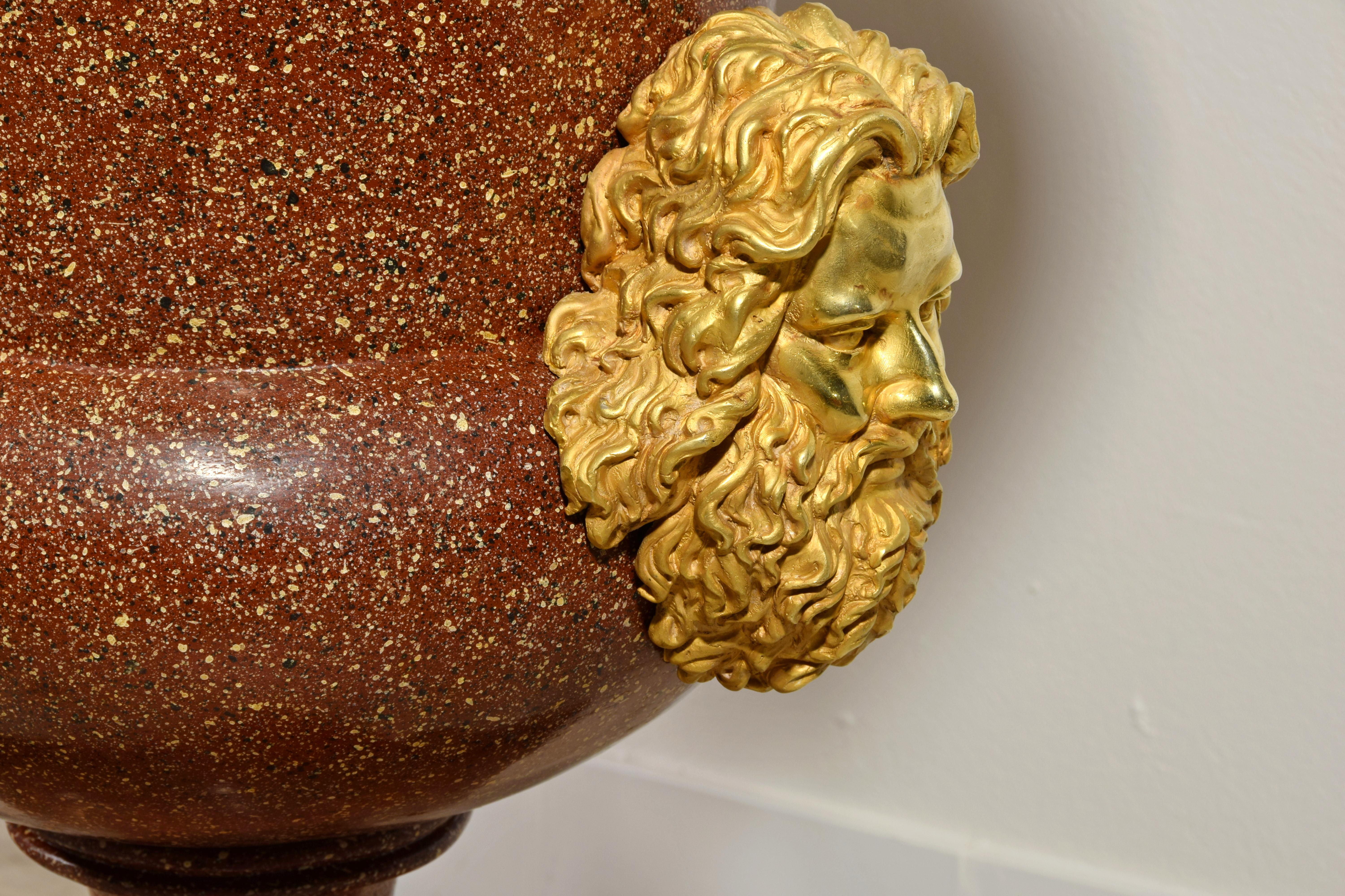 XIXe siècle, Paire de vases italiens en bronze laqué  en vente 10