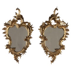 Paire de miroirs italiens du 19e siècle