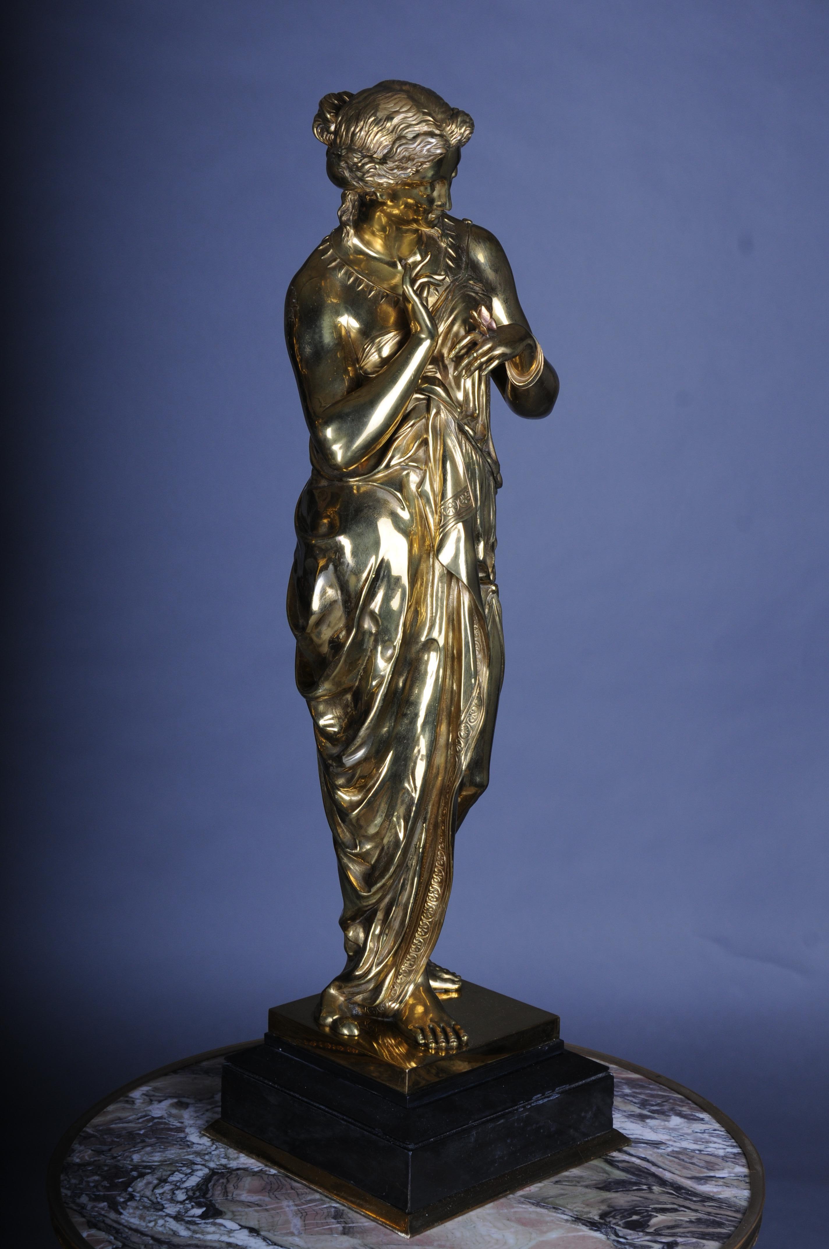 19. Jahrhundert Paar große (2) Bronze-Skulpturen Empire im Zustand „Gut“ im Angebot in Berlin, DE