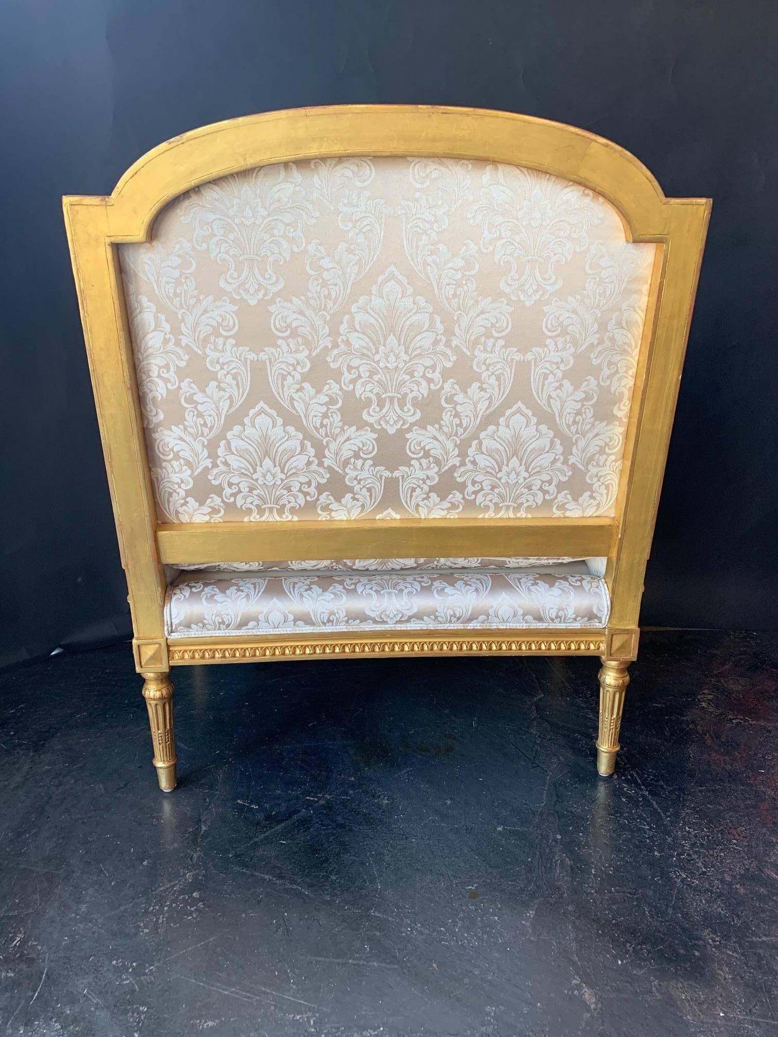 19th Century Pair of Marquis Louis XVI Chairs In Good Condition For Sale In Los Angeles, CA
