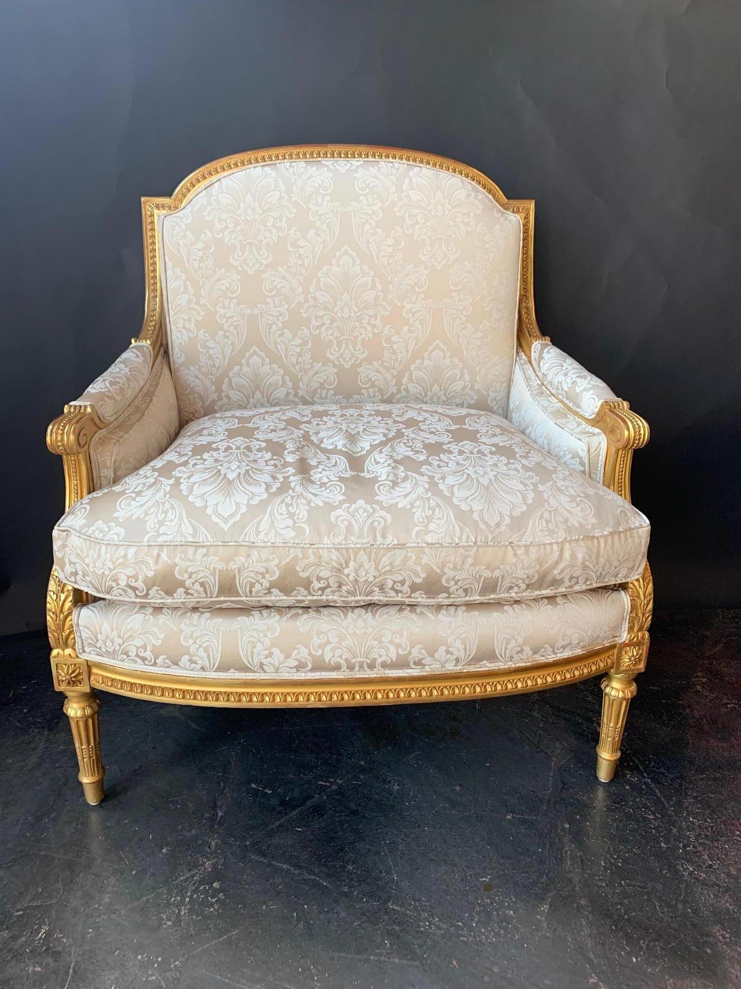 19th Century Pair of Marquis Louis XVI Chairs For Sale 2