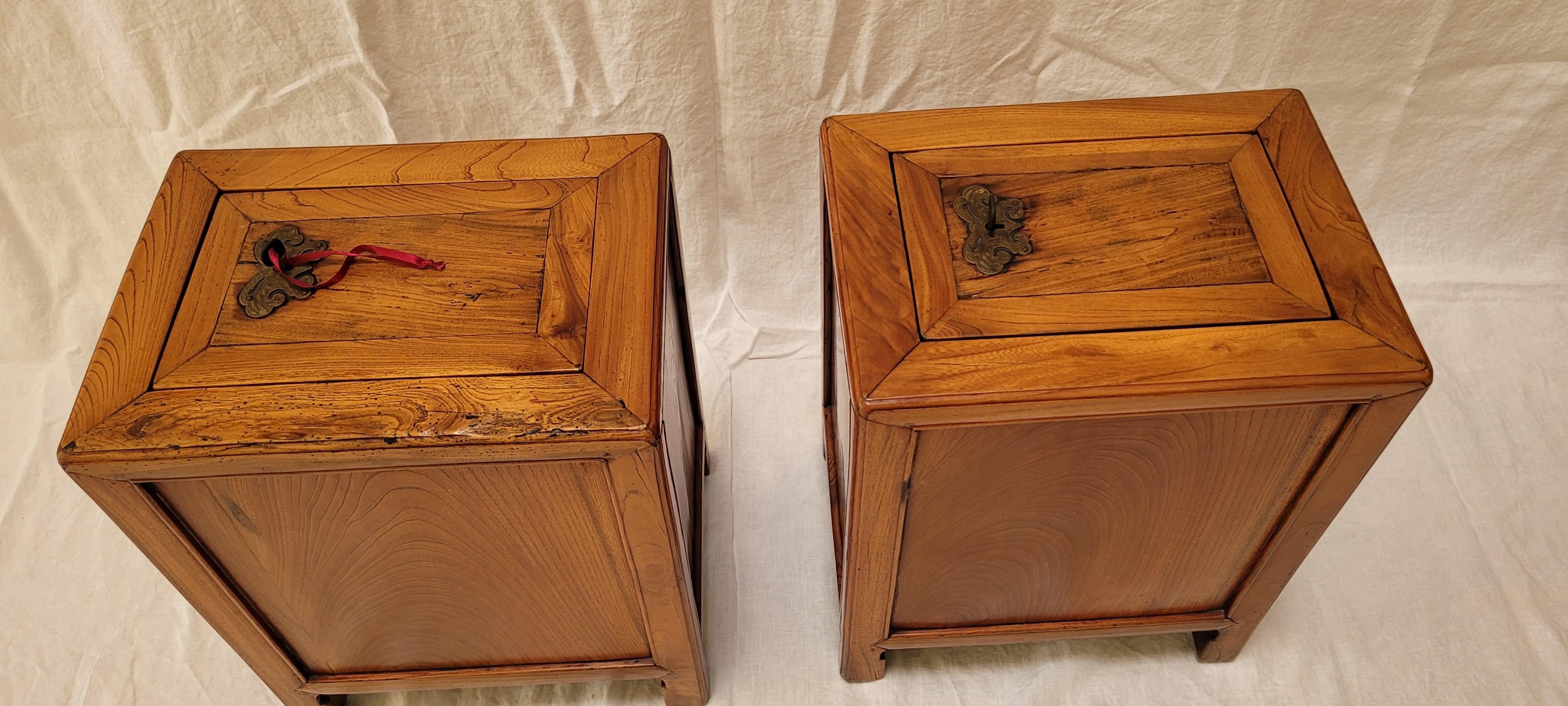 19th Century Pair of Money Chests In Good Condition For Sale In Santa Monica, CA