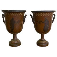 Paire de vases néoclassiques du 19e siècle