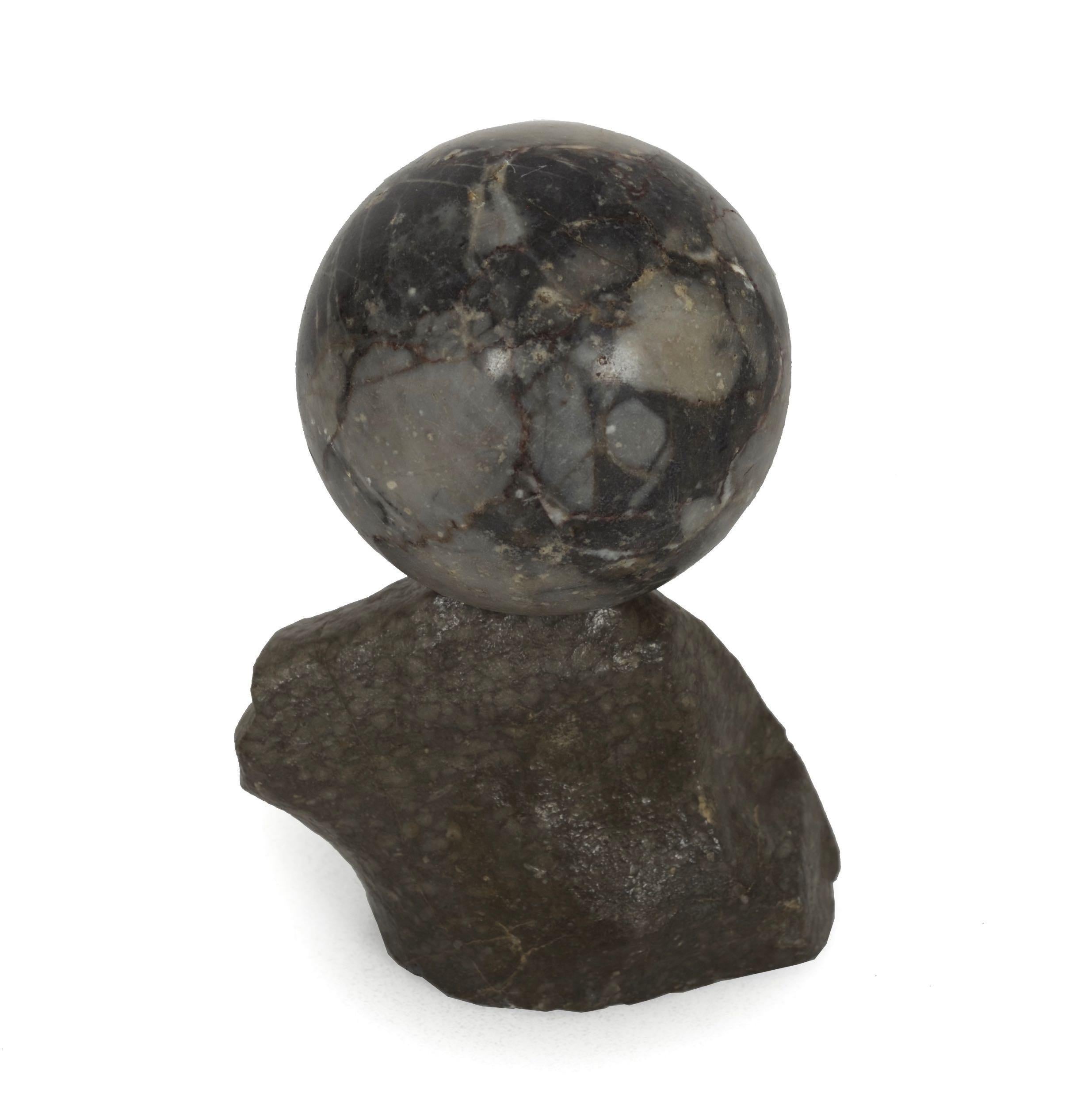 shiny marble ball