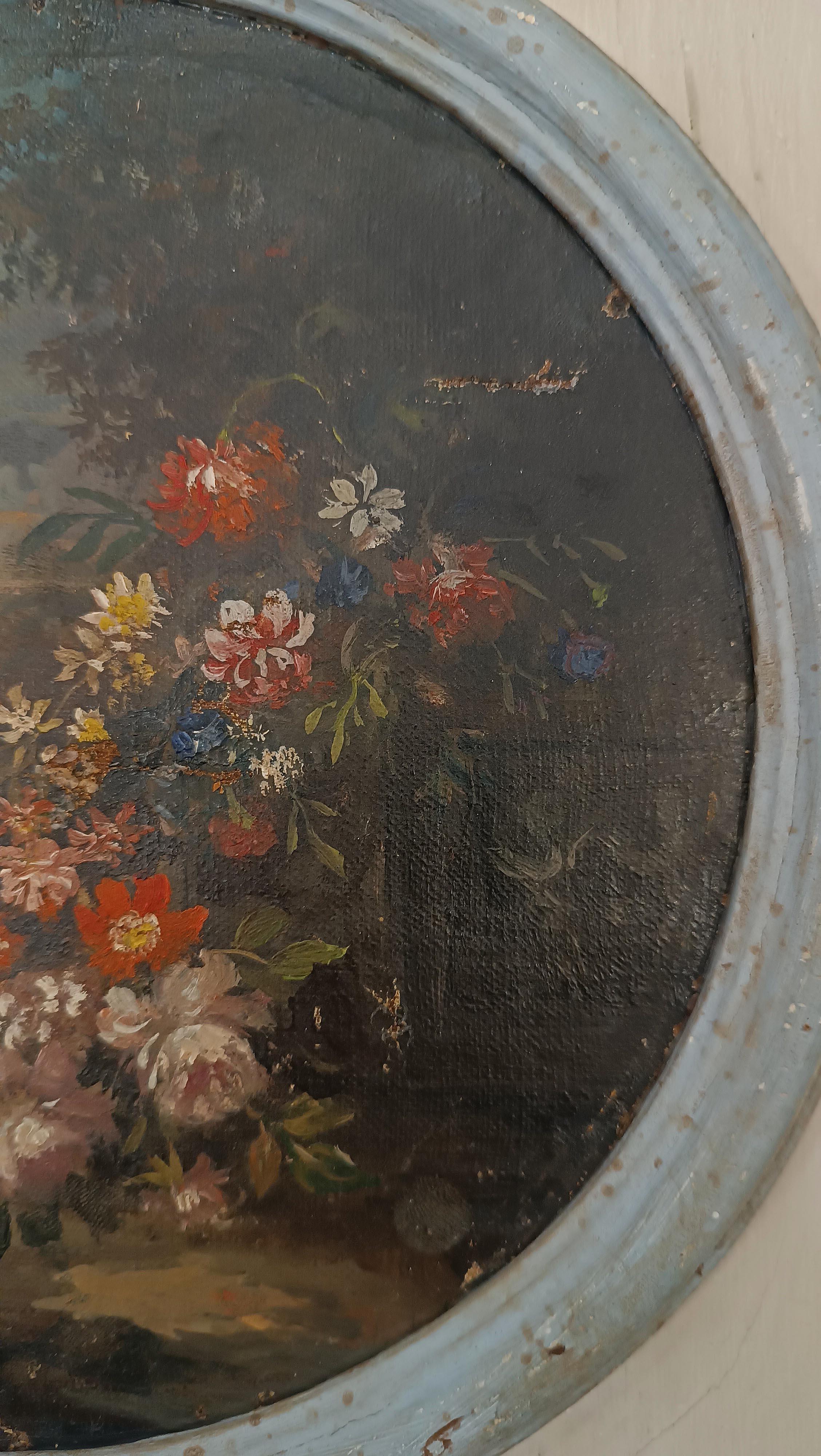 par de pinturas redondas del siglo xix en Bueno estado para la venta en Firenze, FI